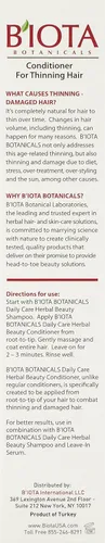 Miniatura 5 de BIOTA BOTANICALS ACONDICIONADOR DE CUIDADO DIARIO PROACTIVO DE HIERBAS 10.1 FL OZ.