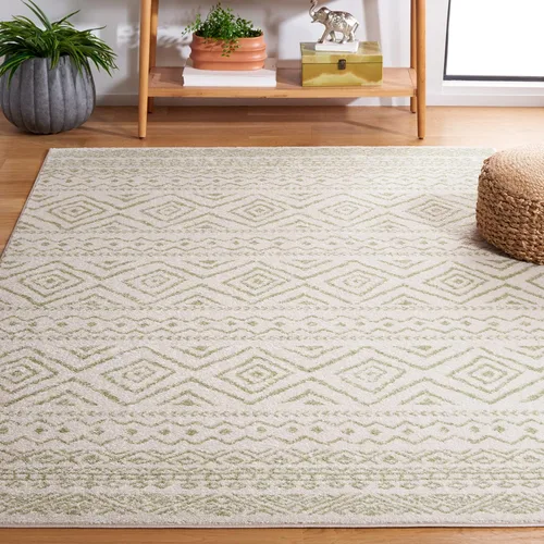 Miniatura 54 de SAFAVIEH Tulum Collection - Alfombra decorativa de 2 x 4 pies, diseño marroquí bohemio envejecido, no desprende pelusa y fácil de limpiar, ideal