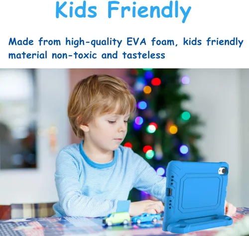 Miniatura 5 de Funda infantil para iPad Mini 7 (A17 Pro) 2024 y 6 (A15) 2021, 8.3 pulgadas de 6ª/7ª generación con protector de pantalla, soporte de mango a prueba