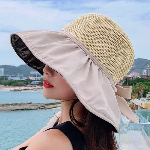 Miniatura 2 de Sombrero de pescador de ala ancha transpirable con protección solar UPF 50+ para mujer