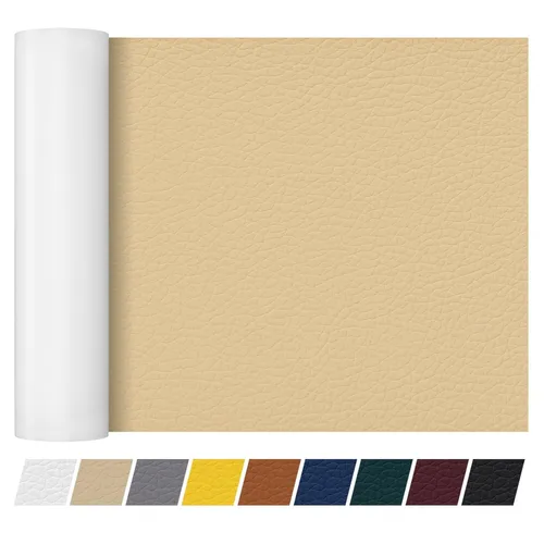 Miniatura 36 de Cinta de parche de reparación de cuero de 4 x 60 pulgadas, cinta autoadhesiva fuerte para muebles, sofás, sillones, asientos de automóvil, armarios