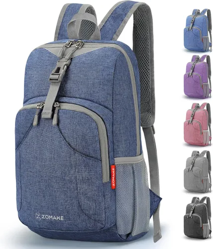 Miniatura 17 de ZOMAKE Mochila ultraligera plegable de 20L, mochilas plegables pequeñas resistentes al agua para senderismo, mochila de día colapsable para mujeres