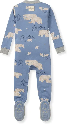 Miniatura 103 de Burt's Bees Baby - Pijama de una pieza para bebé, mameluco para dormir y jugar, algodón 100% orgánico, cremallera frontal
