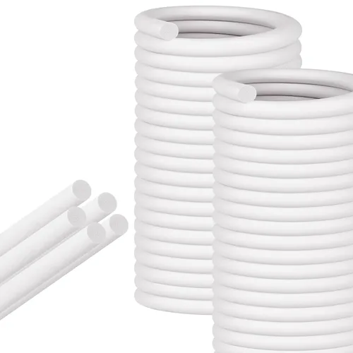 Miniatura 9 de ToLanbbt EPDM - Varilla de respaldo de 1/4 pulgadas x 100 pies, sello de goma para calafateo redondo para juntas de expansión de hormigón, grietas