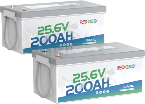 Miniatura 17 de Redodo Paquete de 4 baterías LiFePO4 de 12 V 100 Ah, baterías de ciclo profundo con BMS de 100 A, baterías del grupo 31 para 10 años de vida útil