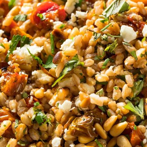 Miniatura 7 de Cucina & Amore Pearled Farro from Italy 17.6 oz Pack of 8 Non-GMO, Whole Grain, High in Fiber, Vegan, Kosher Perfect for Soups, Salads, and More