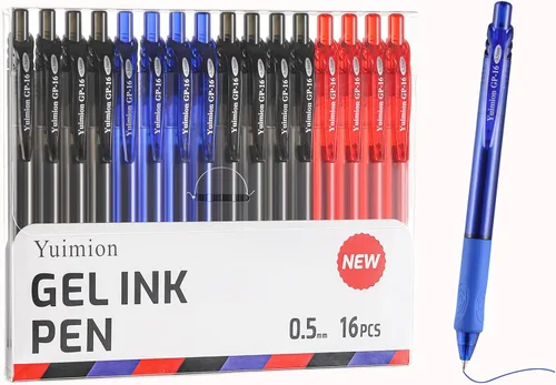 Miniatura 10 de Bolígrafos a Granel, 30 Piezas Bolígrafos Retráctiles de Punta Media (1.0mm) Bolígrafos de Bola para Escritura Suave Regalos para Mujeres y Hombres