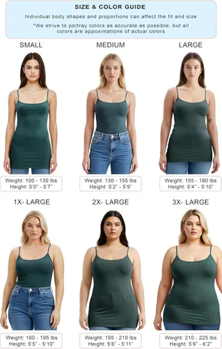 Miniatura 249 de Emmalise Camisola larga casual básica para mujer, con tirantes ajustables, top en capas