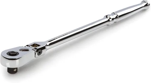 Miniatura 2 de TEKTON Trinquete largo de liberación rápida con cabezal flexible de 1/2 pulgada de impulso x 14 pulgadas SRH31214