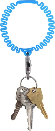 Miniatura 3 de Nite Ize KWB-03-R6 Key Band-It, pulsera elástica llavero con clip S-Biner, azul