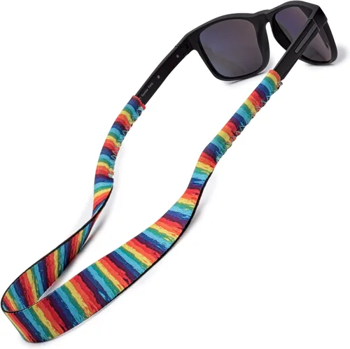 Miniatura 8 de Gunjovi Correa de gafas de sol de neopreno, correa de gafas flotantes, retenedor de gafas para hombres, mujeres y niños