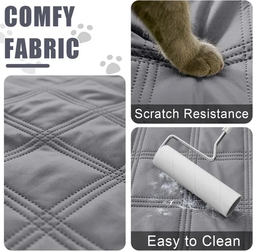 Miniatura 4 de Smiry Manta Impermeable para Cama de Perro 30x70, Manta Suave Reversible para Mascotas, Cubierta Lavable a Prueba de Fugas para Gatos y Perros