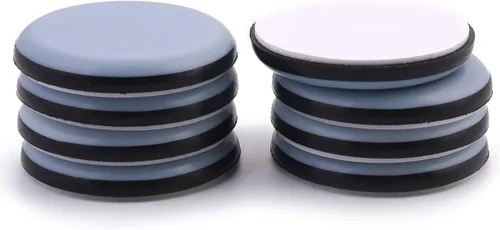 Deslizadores adhesivos para muebles de 1-5/8 pulgadas, silla de horno deslizantes de PTFE en muebles y electrodomésticos de cocina, deslizador fácil