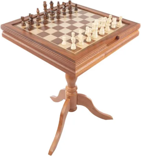 Miniatura 5 de Trademark Games - Mesa de juego reversible con tablero de ajedrez y backgammon - Muebles de sala