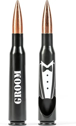 Miniatura 8 de Regalos para el mejor hombre para boda – Grabado 'BEST MAN' 50 Cal abrebotellas I Best Man Propuesta regalo I Will You Be my Best Man Gifts