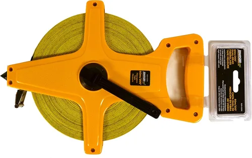 Miniatura 2 de Johnson Level & Tool 1829-0200 Cinta larga de fibra de vidrio métrica / pulgadas, 200 pies, amarillo, 1 cinta