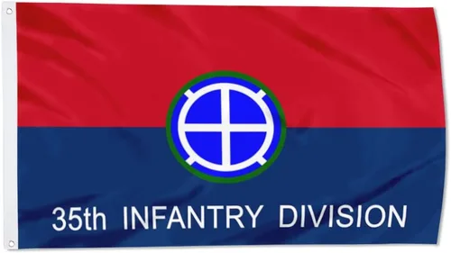 Miniatura 21 de Fyon Bandera militar de la 34ª división de infantería del ejército de 3 x 5 pies con 2 ojales de latón