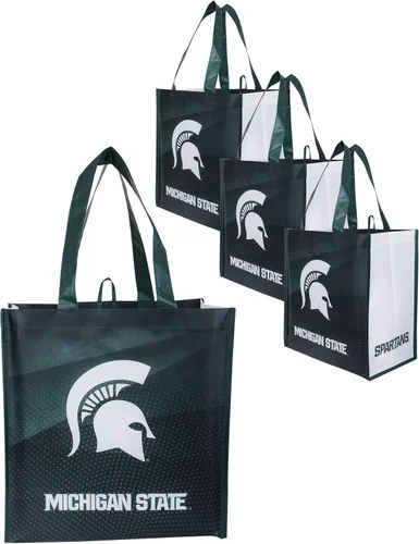 Miniatura 12 de FOCO Bolsas de compras reutilizables con logotipo del equipo de la NCAA