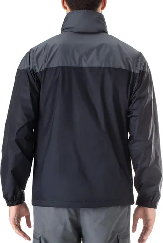 Miniatura 2 de NAVISKIN Chubasquero impermeable para hombre, con capucha oculta, poncho ligero y plegable