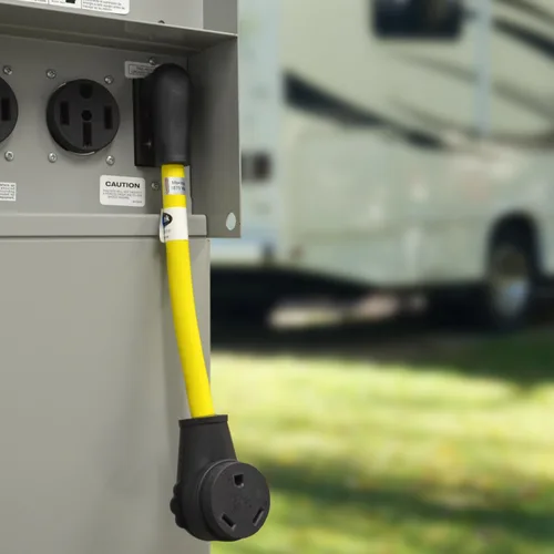 Miniatura 2 de Conntek Adaptador de cable de autocaravana RV de 15 amperios a 30 amperios