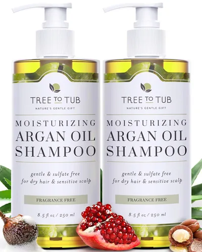 Miniatura 10 de Tree To Tub Champú de menta para cabello graso y cuero cabelludo sensible, champú aclarante suave para la acumulación, champú para el cabello anti