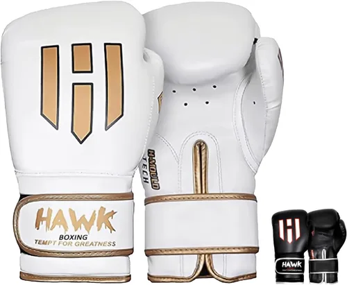 Hawk Sports Guantes de boxeo para hombres y mujeres, cómodos guantes de entrenamiento de boxeo con acolchado de espuma para lanzar golpes de fuerza