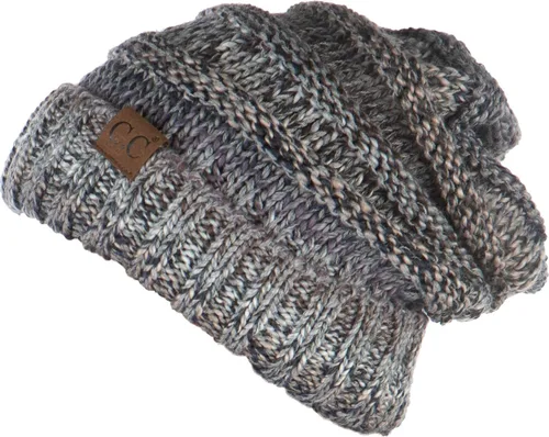 Miniatura 2 de Funky Junque Gorro holgado de punto trenzado de gran tamaño, grueso, suave, de gran