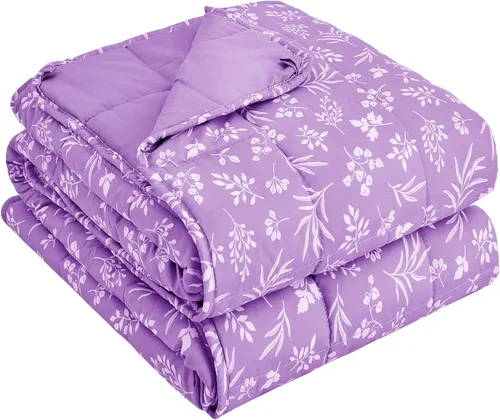 Miniatura 69 de yescool - Manta con peso, 7 libras, fresca, transpirable, con cuentas de cristal prémium, lavable a máquina, para dormir, 60-90 libras, 41 x 60 Gris