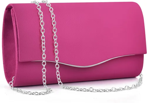 Miniatura 11 de TINDTOP - Bolsos de mano para mujer, formales para noche, de ante, con hombro, tipo sobre, para fiesta, bolsos cruzados, para boda, cóctel, bailes