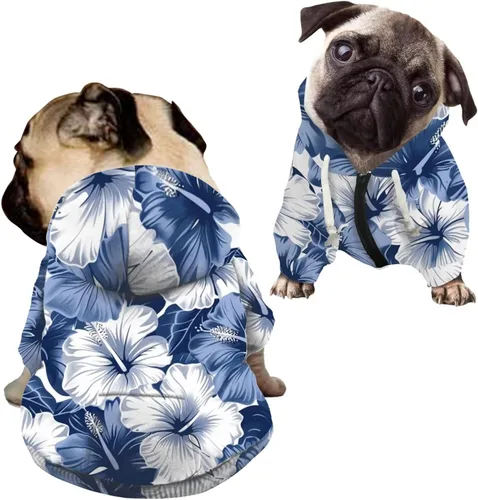 Miniatura 38 de Howilath Disfraz de Halloween de hueso de perro, sudadera con capucha de esqueleto para perro, ropa para mascotas, ropa con cremallera de calavera