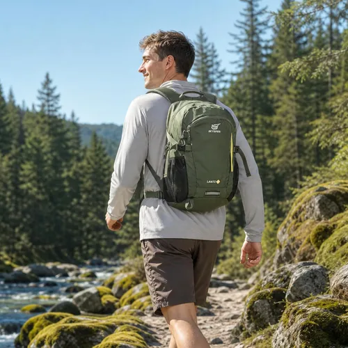 Miniatura 2 de SKYSPER Mochila pequeña de senderismo, 20L, mochilas de viaje ligeras para senderismo y día a día para mujeres y hombres