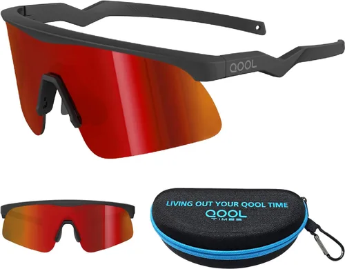 Miniatura 8 de Living out your qool time QOOLTIME Z87 - Gafas de sol deportivas para ciclismo, hombres, mujeres, jóvenes, pickleball para correr, béisbol