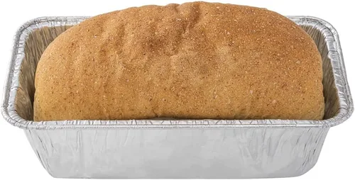 Miniatura 10 de Restaurantware Pastry Tek - Paneras de 8.5 x 4.3 pulgadas, 25 sartenes de aluminio listas para horno, 2 libras, congelables, de aluminio plateado