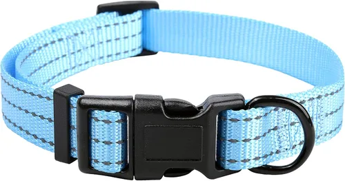 Miniatura 18 de Mile High Life Collar para perro Collares reflectantes de nailon para perros Collares ligeros para cachorros Collares rosados para perros 3