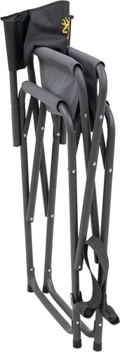 Miniatura 9 de Browning Silla de directores – Sillas plegables para exteriores fabricadas con tela duradera y marco de aluminio y acero resistente, con asiento