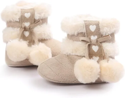 Miniatura 4 de Botas Estamico de invierno, con lazo, de nieve, de felpa, para niña