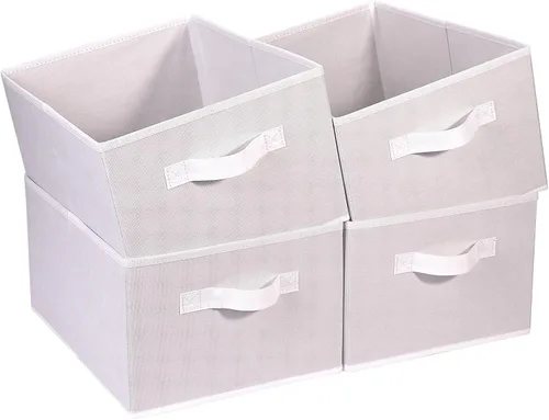 Miniatura 17 de Clothings - Contenedores de almacenamiento plegables, organizadores plegables y cestas de almacenamiento, cubo de almacenamiento para dormitorio