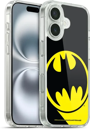 Miniatura 284 de Head Case Designs Funda de gel con licencia oficial de Batman DC Comics Bat Signal Logos [protección de grado militar] compatible con Apple iPhone 7
