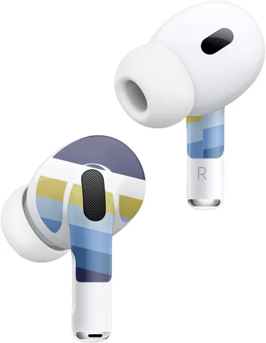 Miniatura 2 de MightySkins - Fundas compatibles con Apple AirPods Pro 2 - Cool Stripes Funda protectora de vinilo duradera y única Fácil de aplicar, quitar