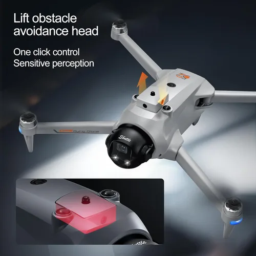 Miniatura 5 de YL059 Drone GPS con control remoto de pantalla - Motor sin escobillas, evitación de obstáculos, localización de flujo óptico, evitación activa