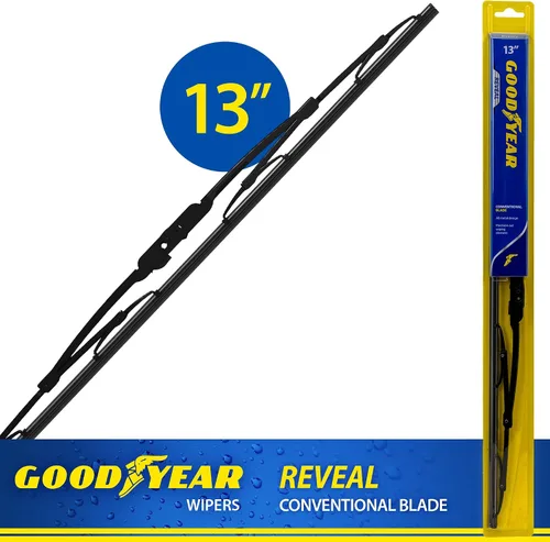 Miniatura 2 de Goodyear Reveal - Limpiaparabrisas convencional de 13 pulgadas, resistente al óxido, con adaptador universal, paquete de 1 unidad