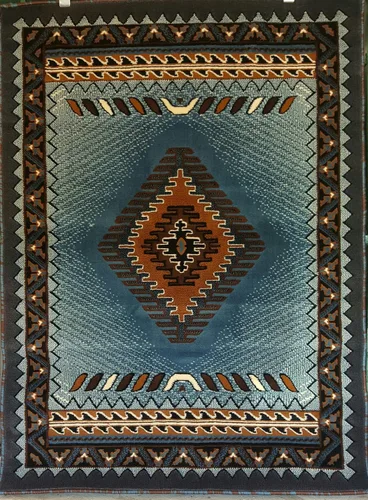 Miniatura 66 de Kingdom South West - Alfombra ovalada de nativos americanos, diseño bereber beige, D143 (3 pies x 4 pies 7 pulgadas, ovalada)