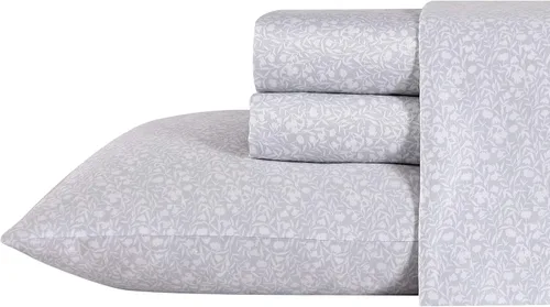 Miniatura 13 de Laura Ashley - Juego de sábanas King, sábans de cama extremadamente suaves con una sensación ligera y naturalmente sedosa de algodón satinado - Musa
