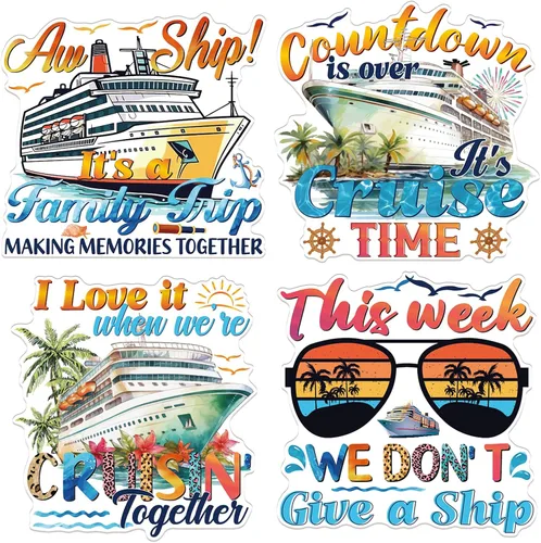 Miniatura 10 de Decoraciones Magnéticas para Puerta de Crucero de Alaska - Wxiben 20 Piezas Imanes para Puerta con Temática de Alaska Animales Árticos Decoraciones