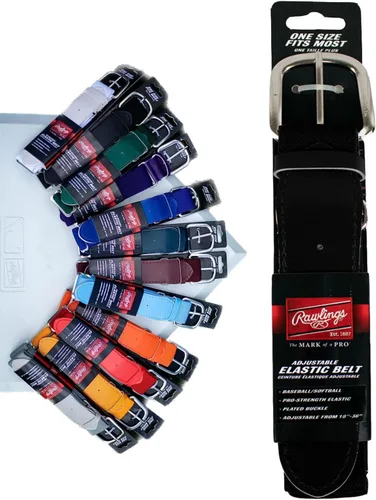 Rawlings Cinturón ajustable Béisbolsóftbol de lanzamiento rápido Talla única (18-36 pulgadas) Varios colores