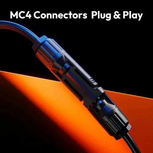 Miniatura 6 de JJN Cable de extensión solar 8AWG (10 mm²) 20 pies con conector MC4 y 8 pies con conector OT, kit de adaptador de panel solar, herramienta