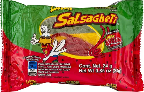 Miniatura 2 de Lucas Salsagheti , Sandía/tamarindo, 0.85 onzas, 12 unidades (paquete de 1) - Azúcar