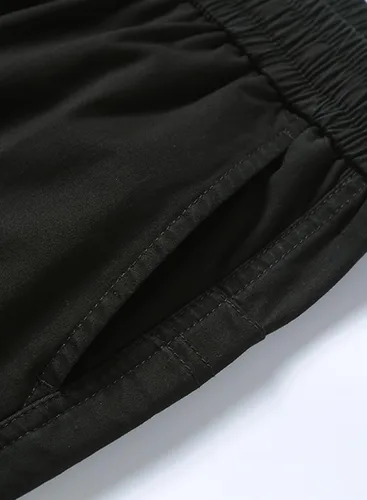 Miniatura 9 de JMIERR Pantalones deportivos casuales para hombre, con cordón elástico en la cintura con letras gráficas, para senderismo, al aire libre, pantalones