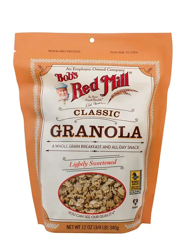 Bob's Red Mill Granola natural de grano entero, 12 onzas (paquete de 3)