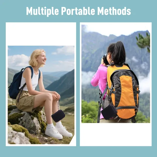 Miniatura 5 de LTGEM - Funda para cámara de impresión compatible con Phomemo Mini impresora adhesiva M02/KODAK Smile+ 2 en 1 cámara digital de impresión